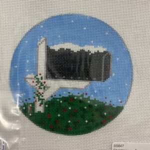 Winter Mailbox w/stitch guide